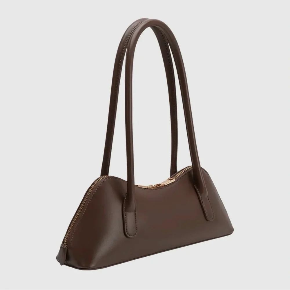 Melie Bianco Chocolate Brown Vegan Shoulder Bag NWT - Picture 2 of 4